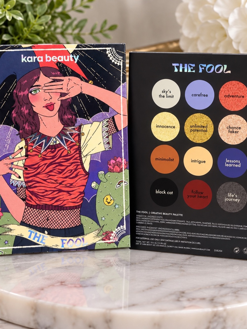 Kara Beauty The Fool Eyeshadow Palette — Multi-Color Shades